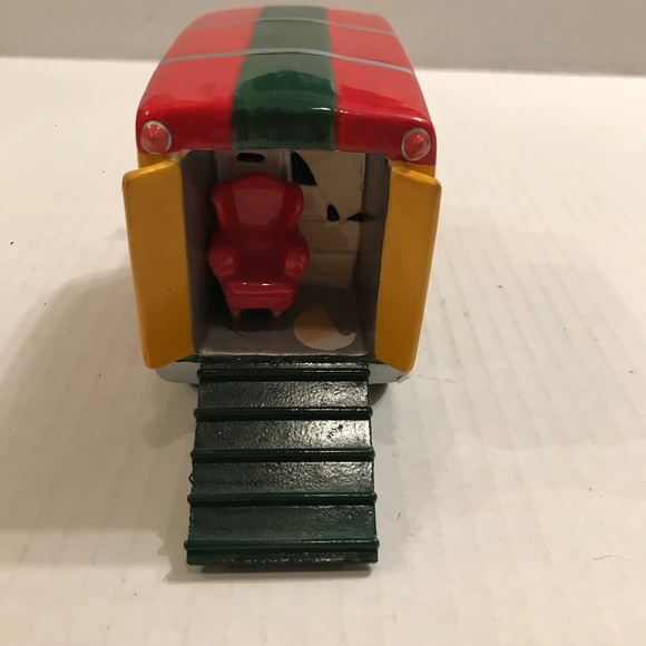 Set Of 3 Department 56 Christmas Snow Village “Moving Day”Hand Painted F… - Picture 5 of 8